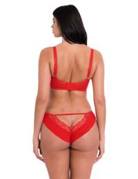 Scantilly by Curvy Kate Fascinate Plunge Bra Poppy Red