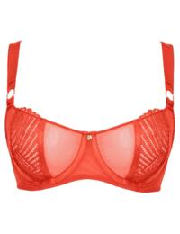 Scantilly by Curvy Kate Authority Balcony Bra Lava Red