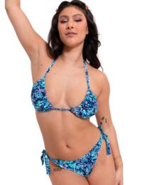 Curvy Kate Mykonos String Bikini Brief Blue Print 