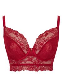 Cleo By Panache Selena Longlined Plunge Bra Ruby Red