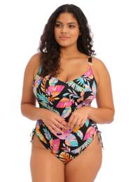 Elomi Tropical Falls Non Wired Swimsuit Black 
