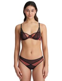 Marie Jo FEZZ italian brown padded balcony bra