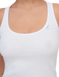 Chantelle Cotton Comfort Vest Top White 