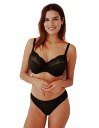 Chantelle Pont Neuf Very Covering Underwired Bra Black 