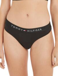Tommy Hilfiger Logo Thong Black 