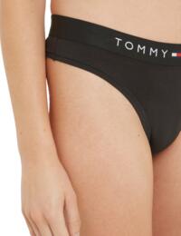 Tommy Hilfiger Logo Thong Black 