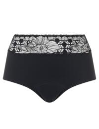 Chantelle Life Period Briefs Day to Night High Waisted Brief Black 