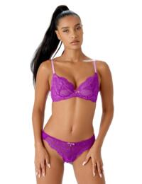 Gossard Superboost Lace Non-Padded Plunge Bra Orchid 