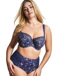 Sculptresse by Panache Chi Chi High Waisted Brief Blue Meadow