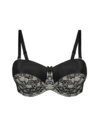 1505030 Charnos Superfit Lace Multiway Bra - 1505030 Black/Nude