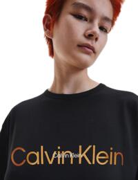 Calvin Klein Embossed Icon Holiday Pyjama Set Black