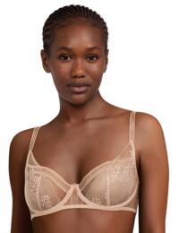 Maddie Half Cup Bra by Passionata - Cranberry - Embrace