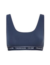 Calvin Klein CK One Recycled Unlined Bralette Blue Shadow