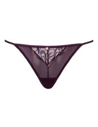 Scantilly by Curvy Kate Fascinate Thong Plum