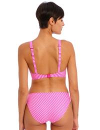 Freya Jewel Cove Bikini Brief Stripe Raspberry