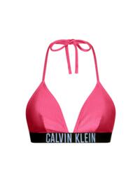Calvin Klein Intense Power Triangle Bikini Top Pink Flash 