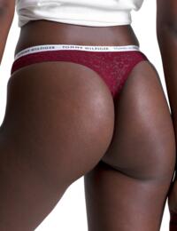Tommy Hilfiger 3 Pack Lace Thong Desert Sky/White/Rouge