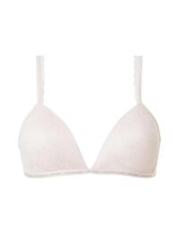 Calvin Klein CK One Lace Lined Triangle Bra Barely Pink