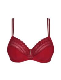 Prima Donna Twist East End Full Cup Wired Bra Red Boudoir