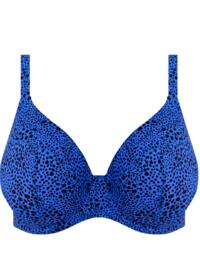 Elomi Pebble Cove Plunge Bikini Top Blue