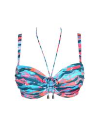 Prima Donna Swim New Wave Padded Strapless Bikini Top Clash