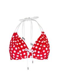 Pour Moi Starboard Halter Triangle Top Red/White