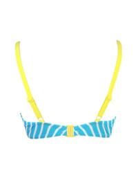 Pour Moi Starboard Underwired Bikini Top Turquoise/Lemon