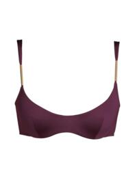 Andres Sarda De Gouges Full Cup Underwired Bikini Top Wine