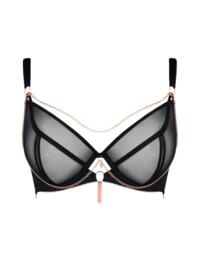 Scantilly by Curvy Kate Unchained Plunge Bra Black