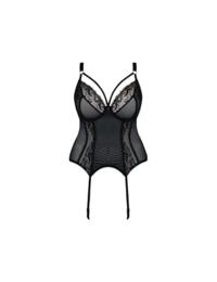 Scantilly by Curvy Kate Fascinate Plunge Basque Black
