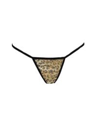 Dreamgirl Babydoll and Thong Leopard