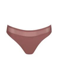 Marie Jo Louie Thong Satin Taupe