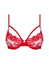 Obsessive Bra With Straps Red
