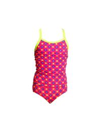 Funkita Toddler Girls Printed One Piece Swimsuit Daisy Dots