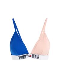 Tommy Hilfiger Triangle Bikini Top Cosmetic Peach