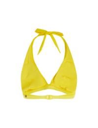 Tommy Hilfiger Halter Triangle Bikini Top Vivid Yellow