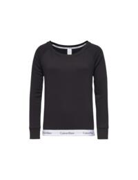 Calvin Klein Modern Cotton Sweatshirt in Black