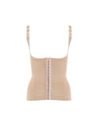 Pour Moi Hourglass Firm Control Back Smoothing Waist Cincher Caramel