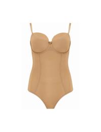 Pour Moi Definitions Strapless Shaping Body Caramel