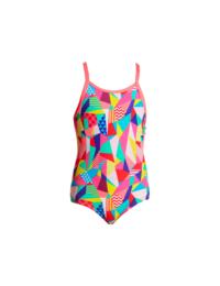 Funkita Toddler Girls Printed One Piece Swimsuit Pastel Patch