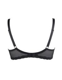 Pour Moi Luxe Linear Lightly Padded Bra Black/Blush