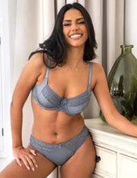  Pour Moi Aura Side Support Underwired Bra Smoke