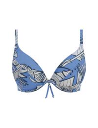 Freya Mali Beach Plunge Bikini Top Cornflower