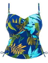 Fantasie Pichola Underwired Twist Front Tankini Top Tropical Blue