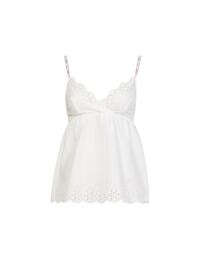 Tommy Hilfiger Tommy Eyelet Camisole Top Ivory 