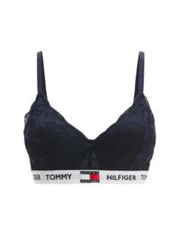 Tommy Hilfiger Tommy 85 Star Lace Non-Wired Push-Up Bra Desert Sky 