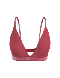 Tommy Hilfiger TH Seacell Triangle Bra Frosted Cranberry 