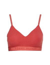 Tommy Hilfiger TH Seacell Lightly Lined Bralette Bra Frosted Cranberry 
