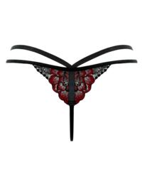Pour Moi After Hours Thong Red/Black 