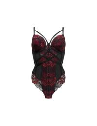 Pour Moi After Hours Underwired Body Red/Black 